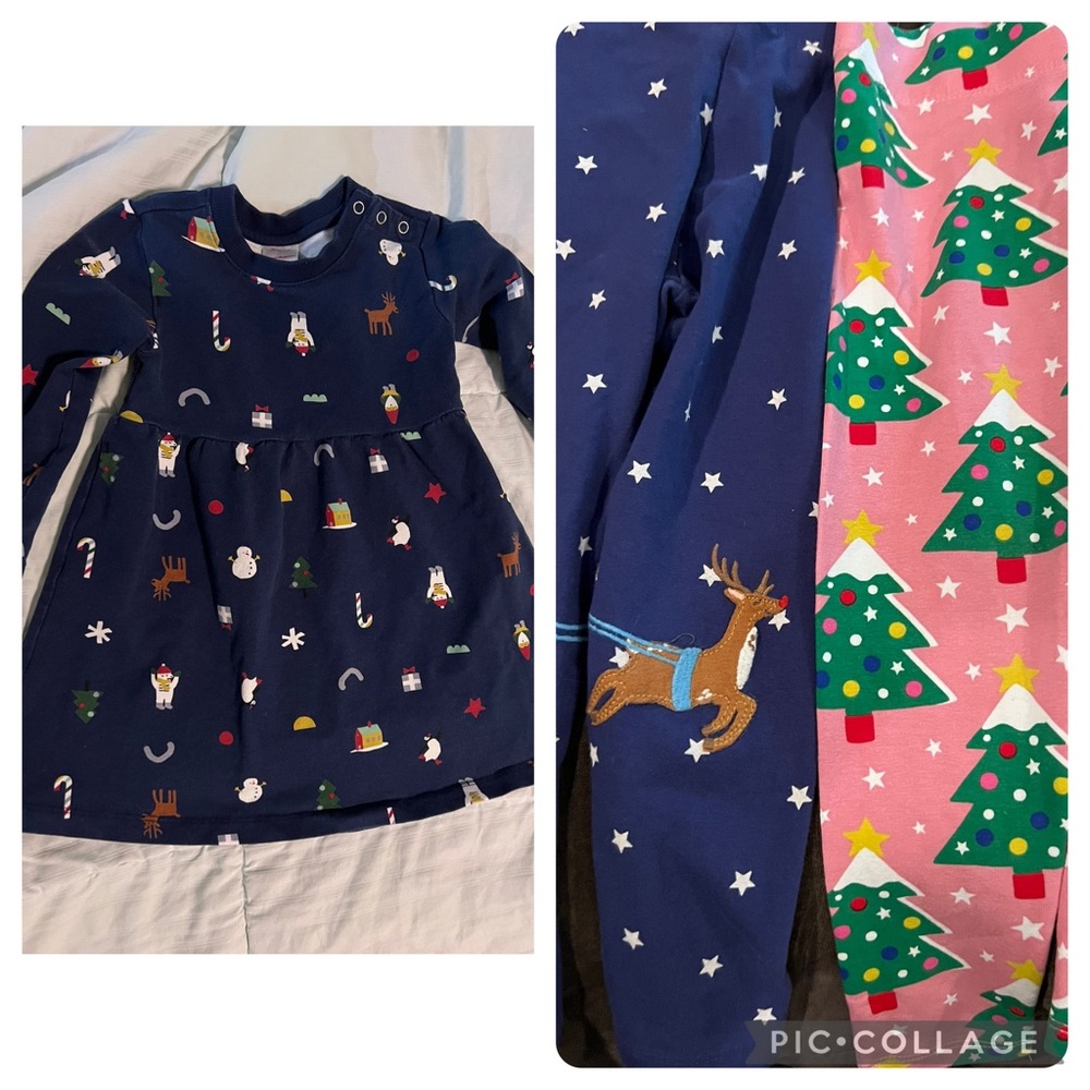 Holiday Bundle HA dress and two MB leggings size 3/4 or fits like